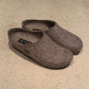 Haflinger Women’s Tan Wool Loafers